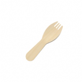 92mm Birch Wood Spork